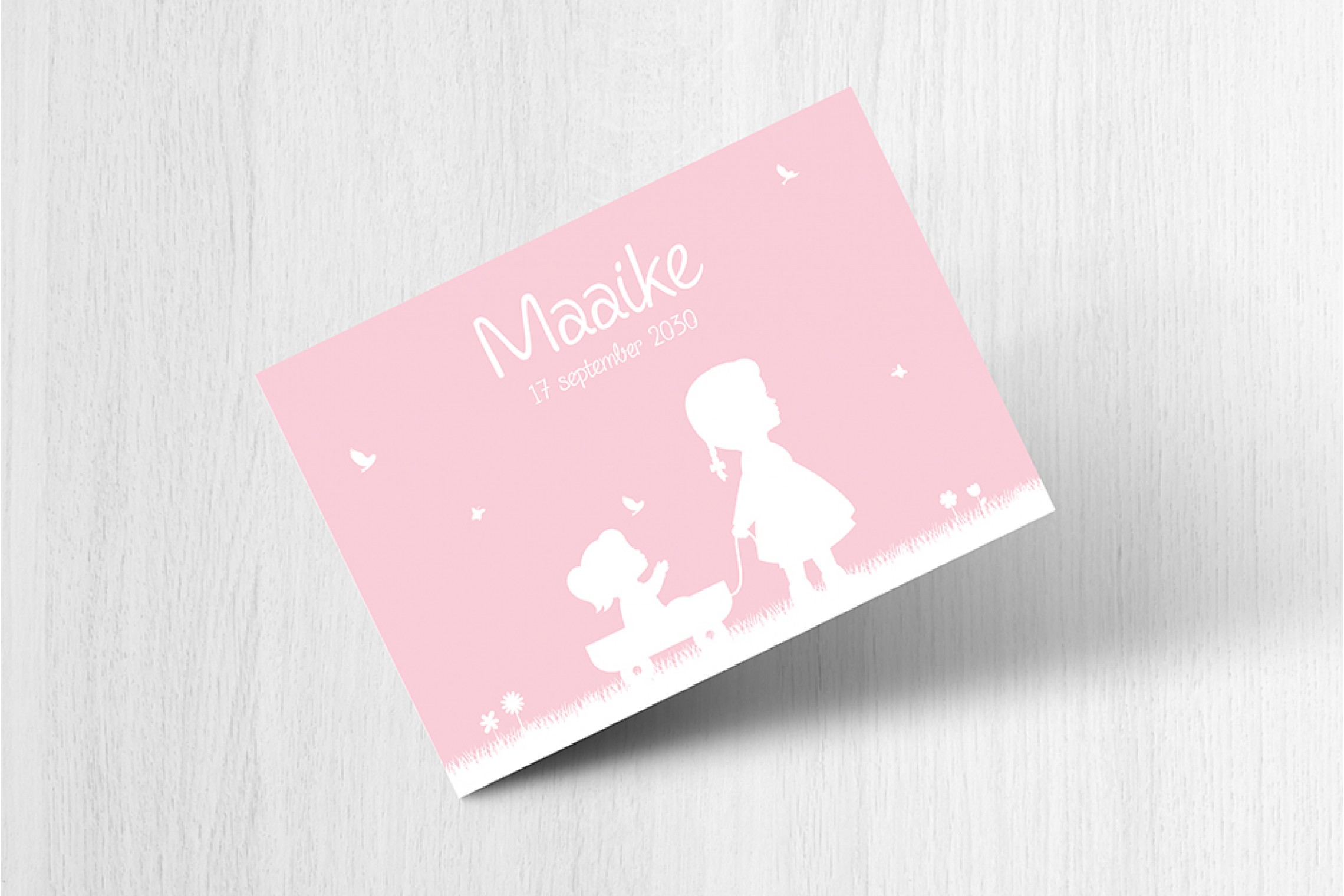 Meisje met zusje